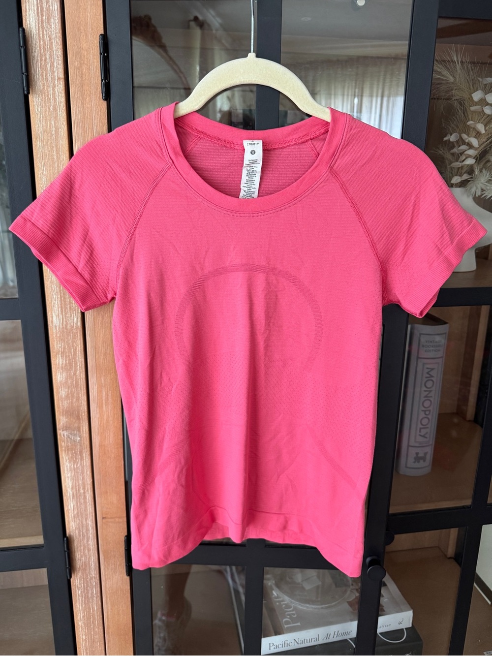 Lululemon Swiftly Tech Short Sleeve 2.0 Race Length Guava Pink short sleeve crop